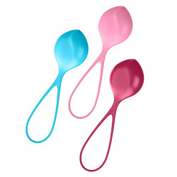 Satisfyer Kit de 3 boules de geisha - 3.8 cm
